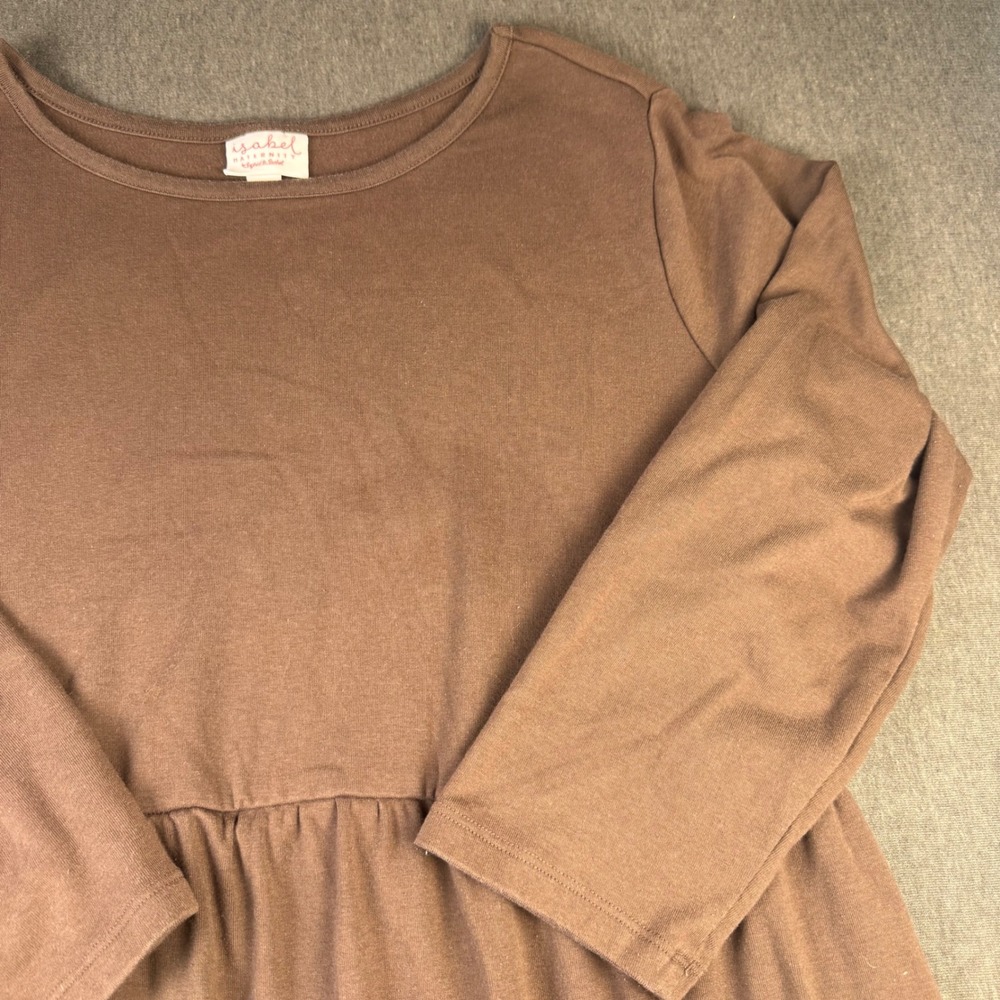 Ingrid & Isabel Brown Long Sleeve Dress